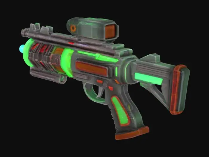 3D model for Cyber Pulse Pistol