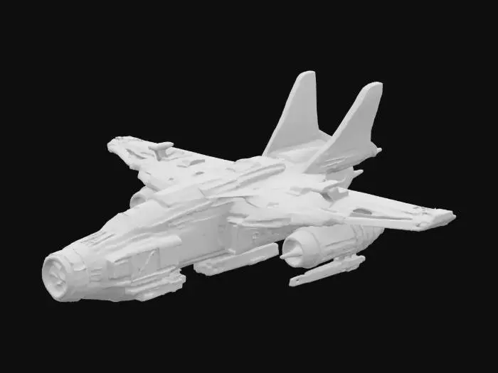 3D model for Neon Starfighter