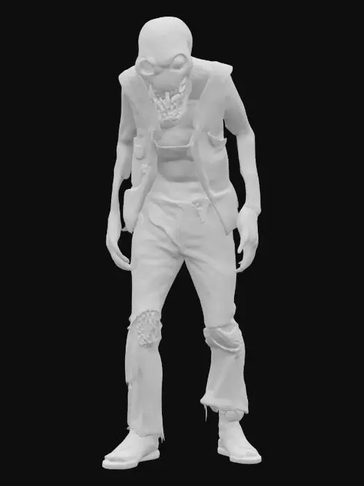 3D model for Radioactive zombie