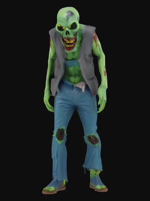 3D model for Radioactive zombie