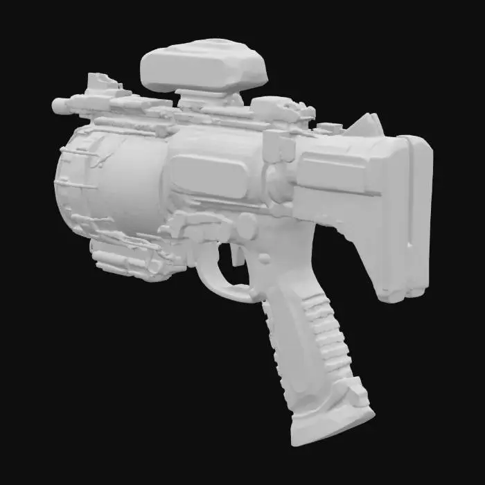 3D model for Cyber Pulse Pistol