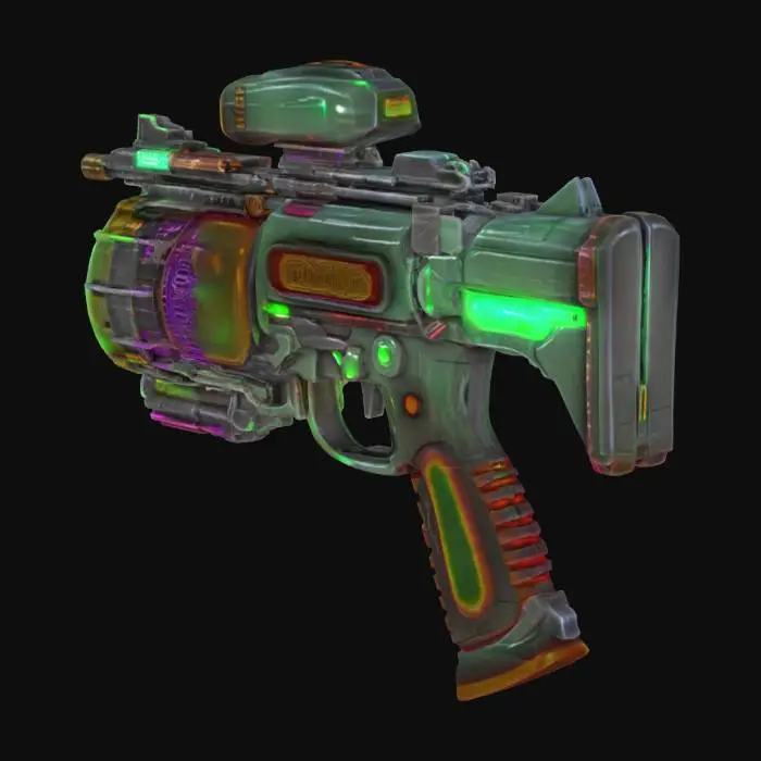 3D model for Cyber Pulse Pistol