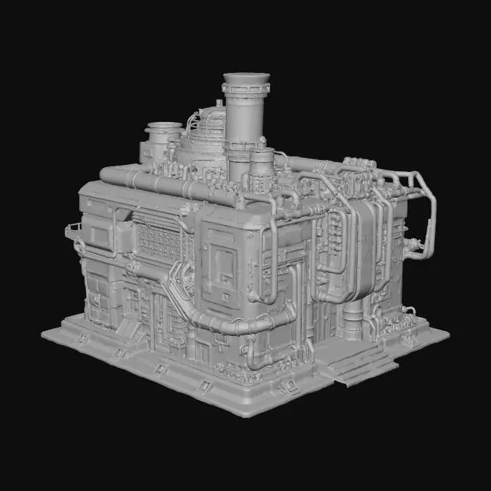 3D model for Futuristic Power Plant