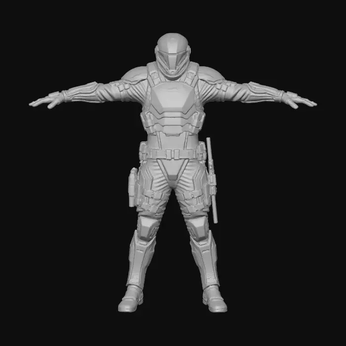 3D model for Cybernetic Enforcer