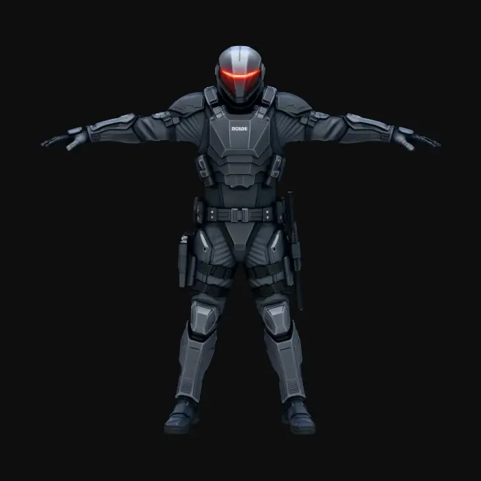 3D model for Cybernetic Enforcer