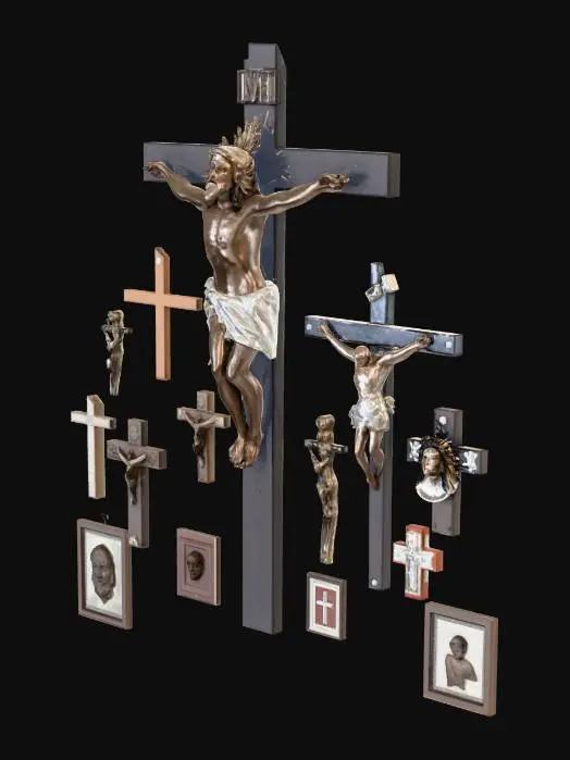 3D model for Crucifix Collection on Wall