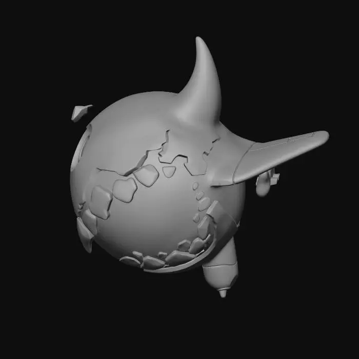 3D model for Crimson Maw Orb
