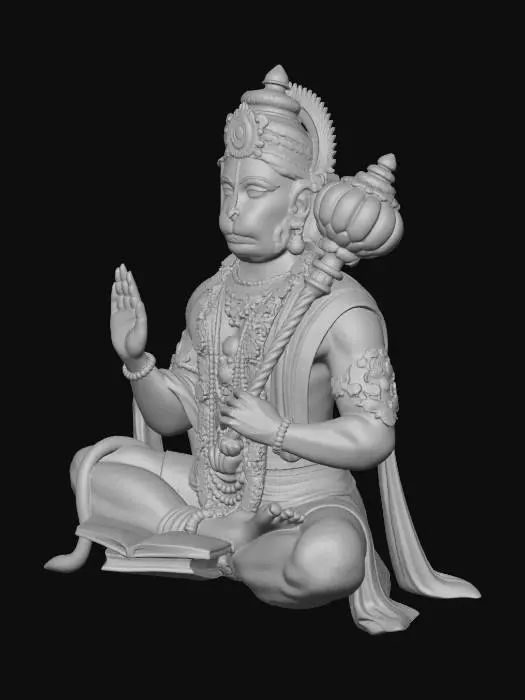 3D model for Hanuman the Monkey God