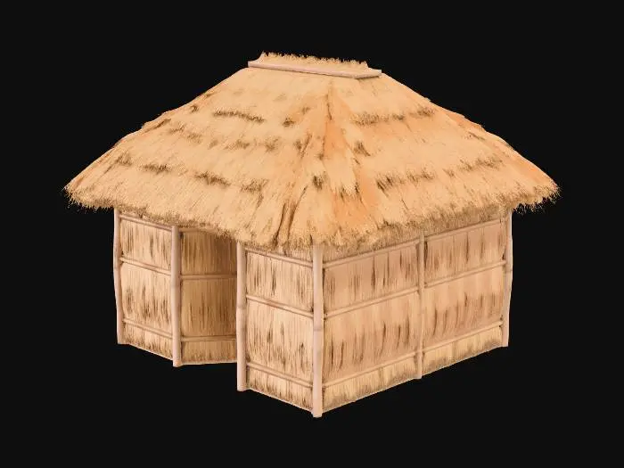 3D model for Thatched Hut