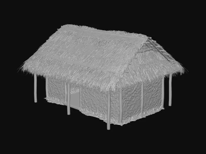 3D model for hut
