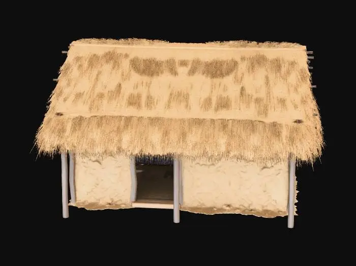 3D model for hut