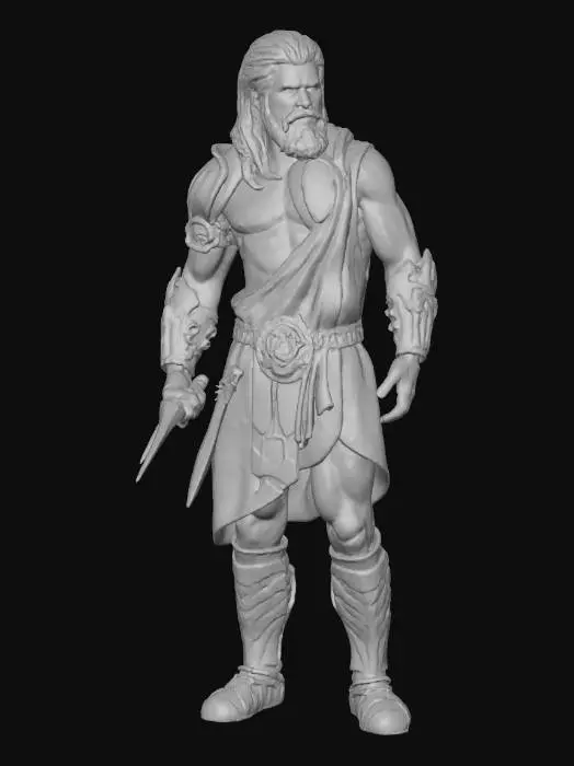 3D model for Greek King God Zeus