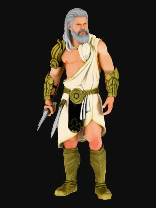 3D model for Greek King God Zeus