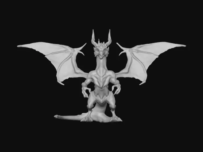3D model for A Chardalyn Dragon is a construct dragon, built from the magical material "chardalyn" which gives it a crystalline, almost gem-like appearance, with a menacing, malevolent aura; it is typically depicted as a powerful, flying creature with a body that seems to be made of shimmering, sharp-edged crystal, often associated with evil and capable of inflicting devastating damage with its magical attacks, usually found in the lore of Dungeons & Dragons.