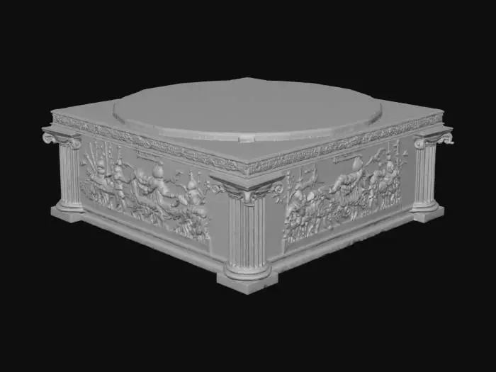 3D model for Ancient Stone Sarcophagus
