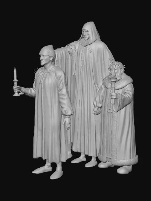 3D model for A Christmas Journey, #Christmas2025#, A Christmas Carol, Scrooge