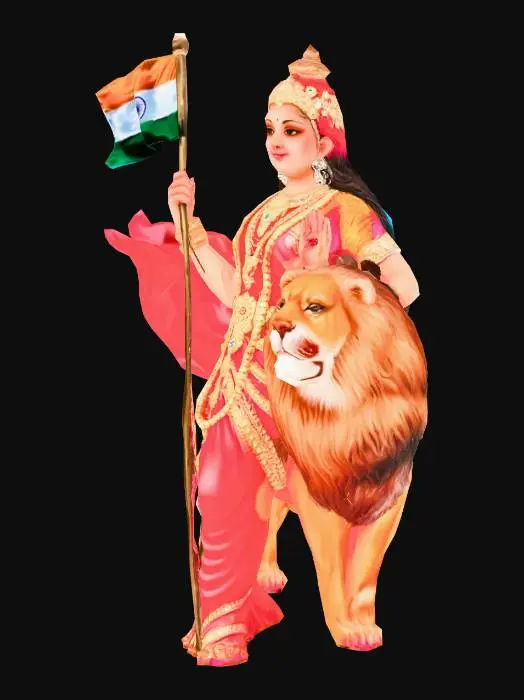 3D model for Bharat Mata Representation