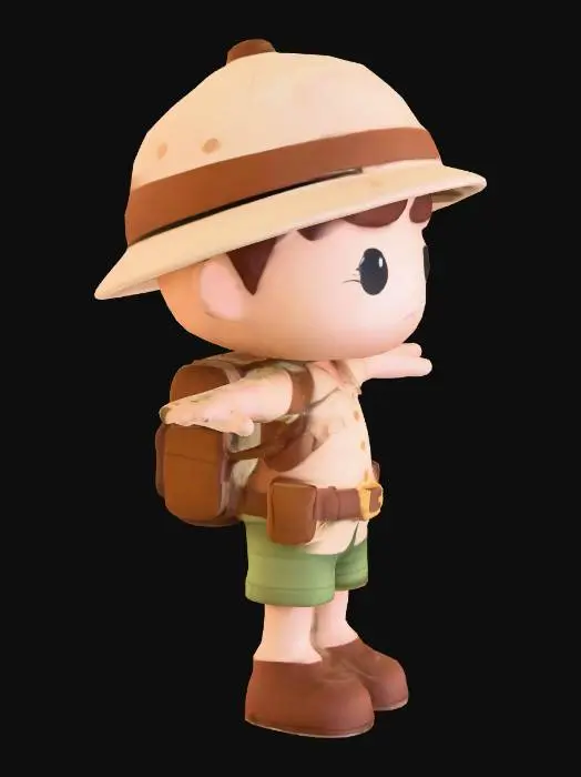 3D model for Explorer Adventure Kid