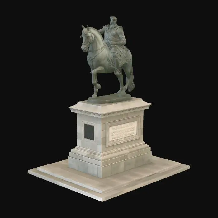 3D model for Equestrian Statue