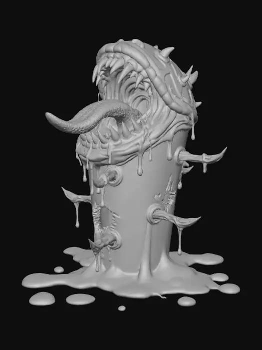 3D model for Monster Cupcake Feast, #Halloween2025#