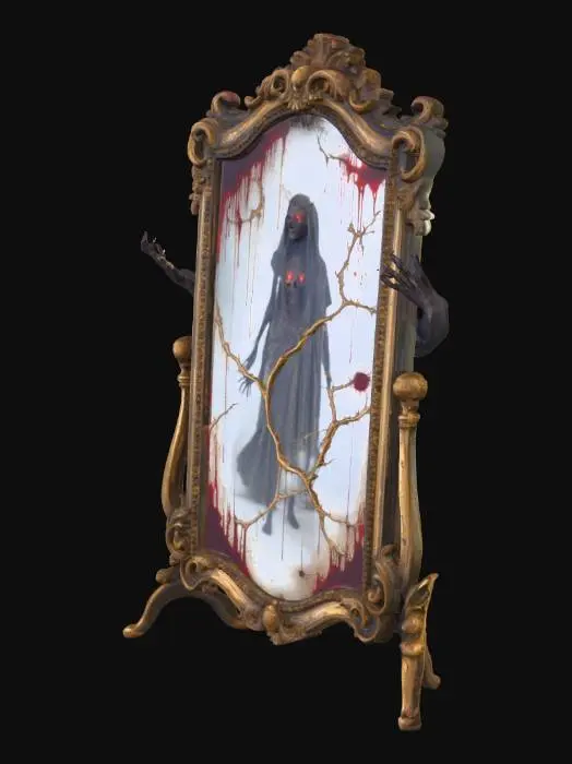 3D model for Spooky Mirror, #Halloween2025#