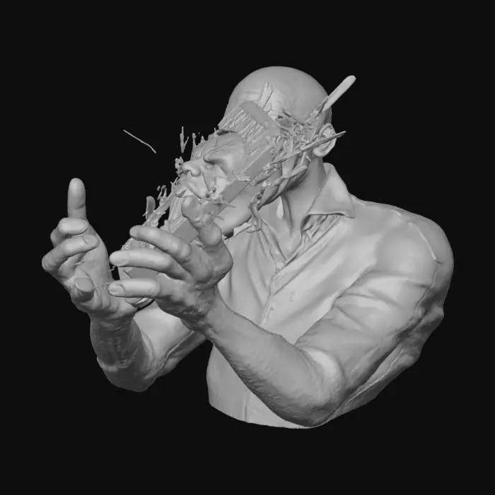 3D model for Monstrous Reflection, #Halloween2025#