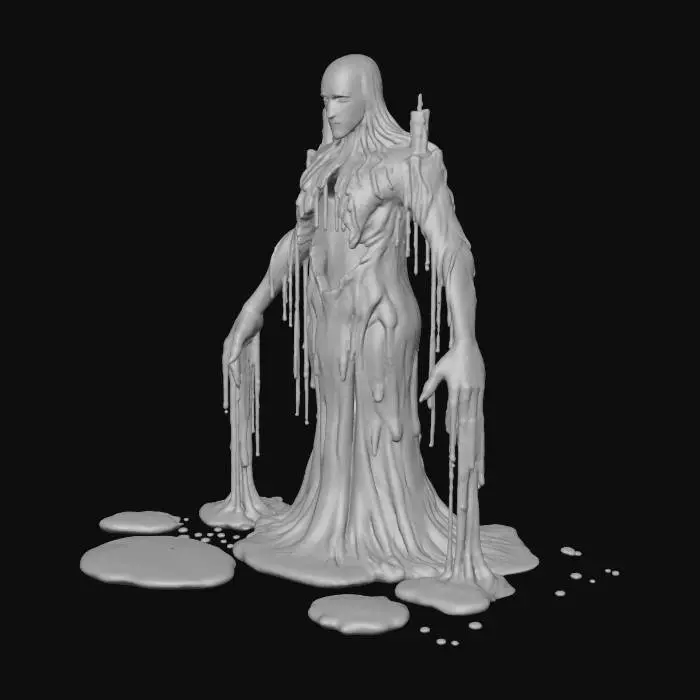 3D model for Wax Sentinel, #Halloween2025#
