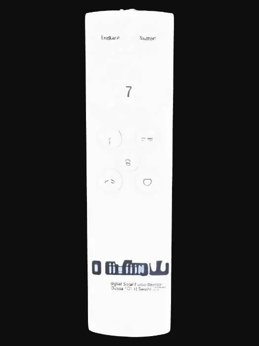 3D model for Digital Solar Remote Controller