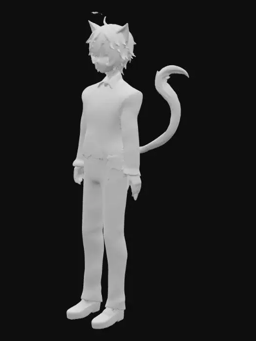 3D model for Nekomata 