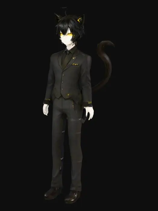 3D model for Nekomata 
