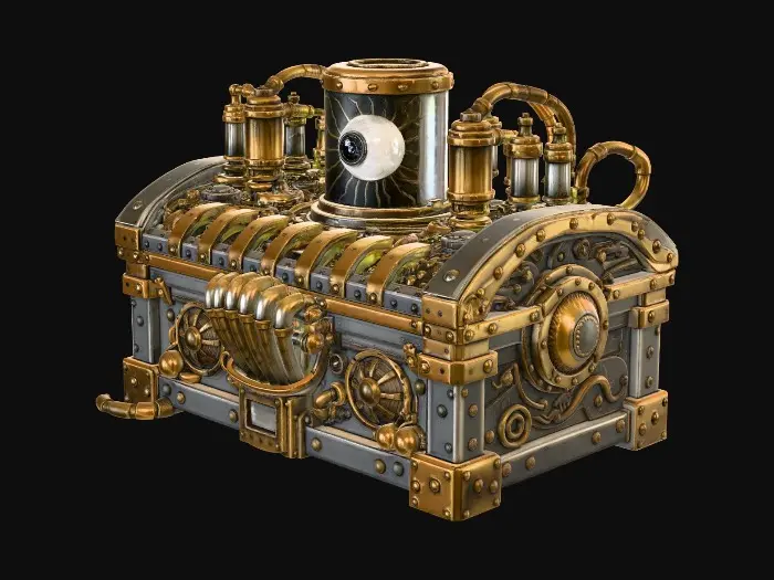 3D model for Biometric lockbox