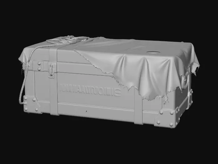 3D model for Rations Crate