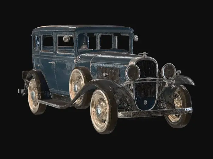 3D model for Vintage 1930s Luxury Sedan