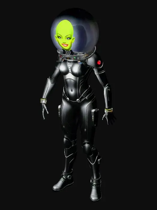 3D model for Cosmic Green Cadet