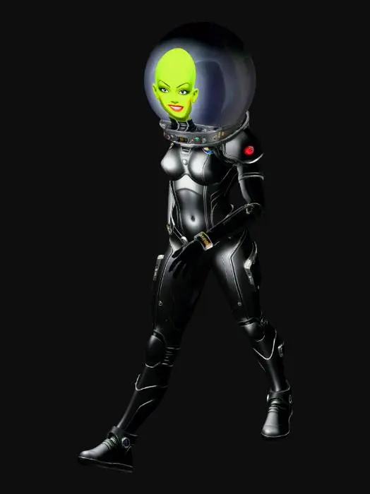 3D model for Cosmic Green Cadet