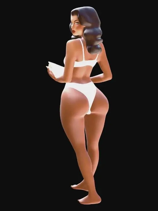 3D model for Silhouette in the Magazine Aisle, #EasterEgg2026#