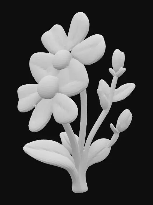 3D model for Vibrant Petals