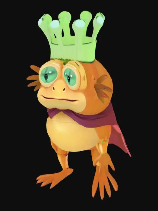3D model for Frog King