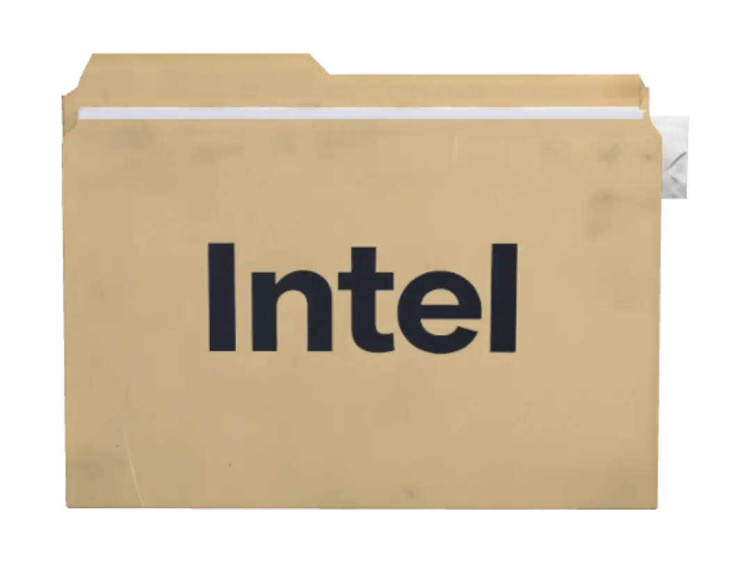 Intel Folder - File-3D-modell, genererad av AI