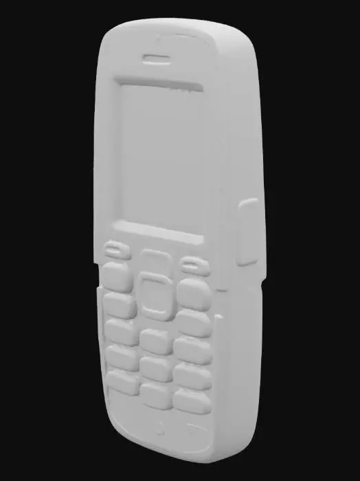 3D model for pink flippable phone from the 2000s