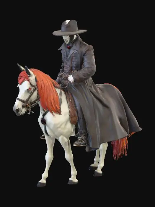 3D model for headless horseman