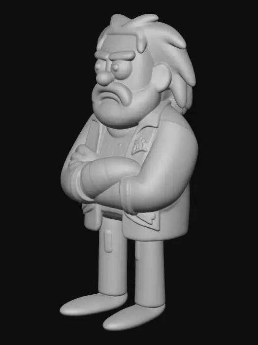 3D model for Brooding Hero