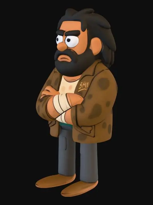 3D model for Brooding Hero