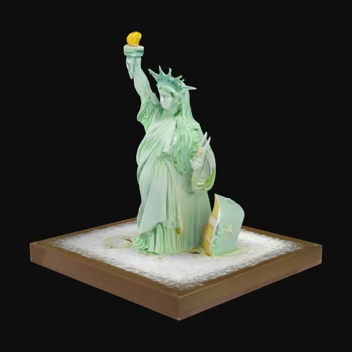 3D model for Liberty Cake Delight, #AroundTheWorld#