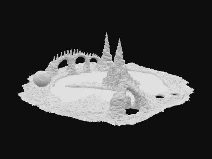 3D model for Sandcastle Spires