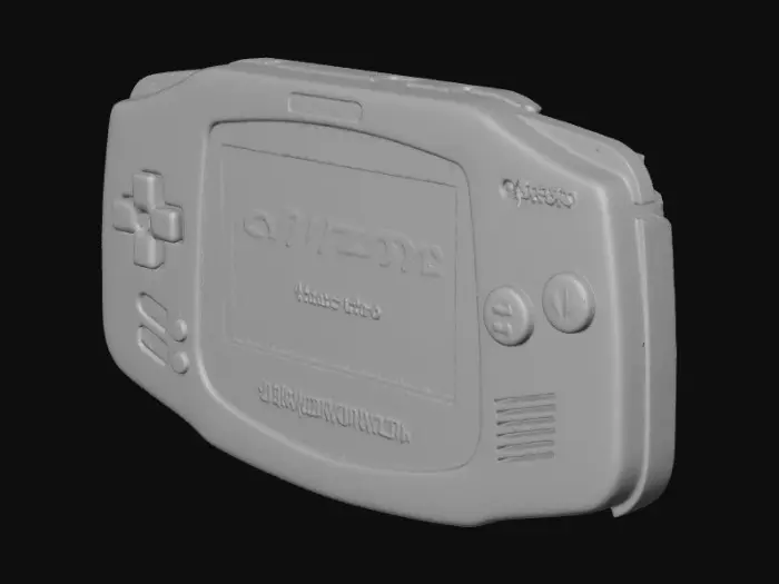 3D model for Game Boy Advance Purple