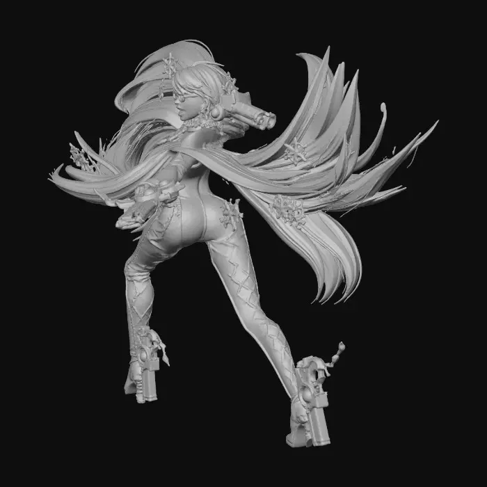 3D model for ベヨネッタ