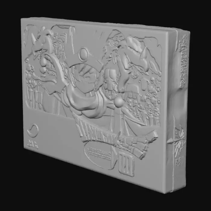 3D model for Dragon Quest III Box Art