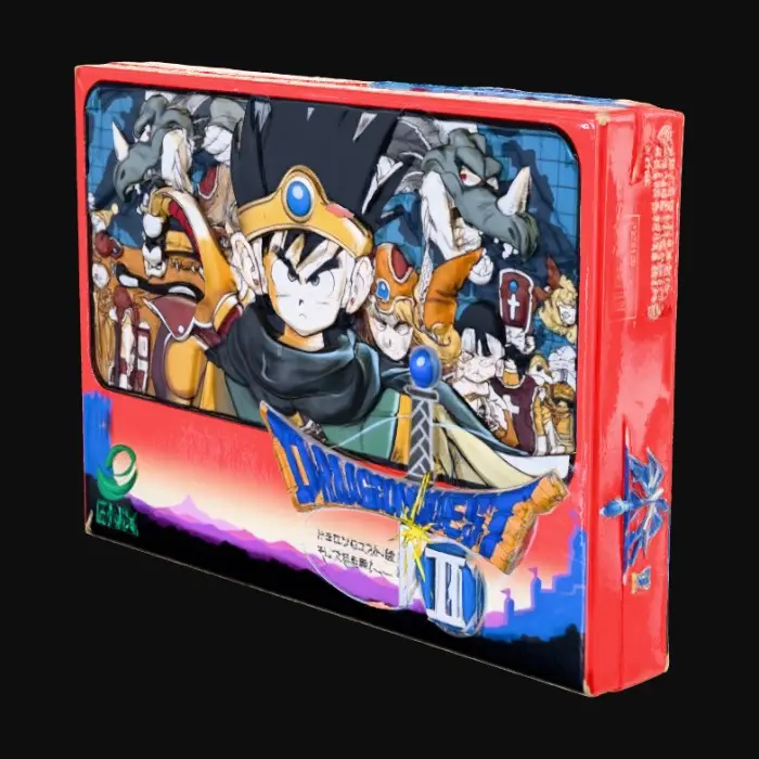 3D model for Dragon Quest III Box Art