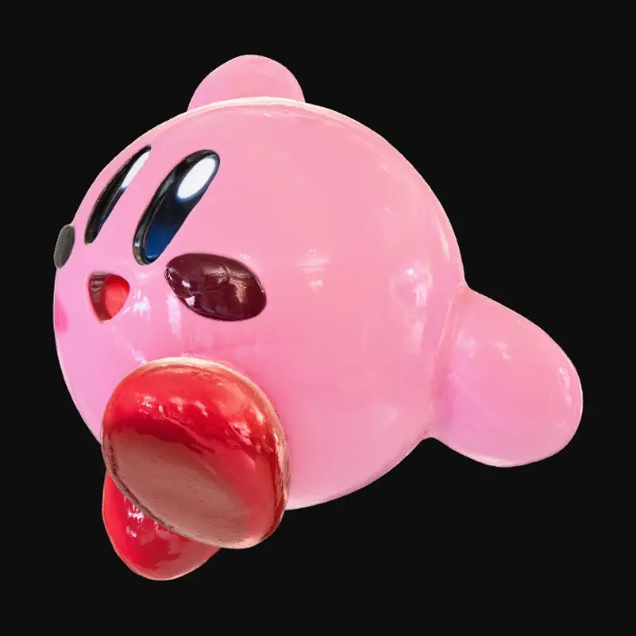 3D model for Kirby Jumping
